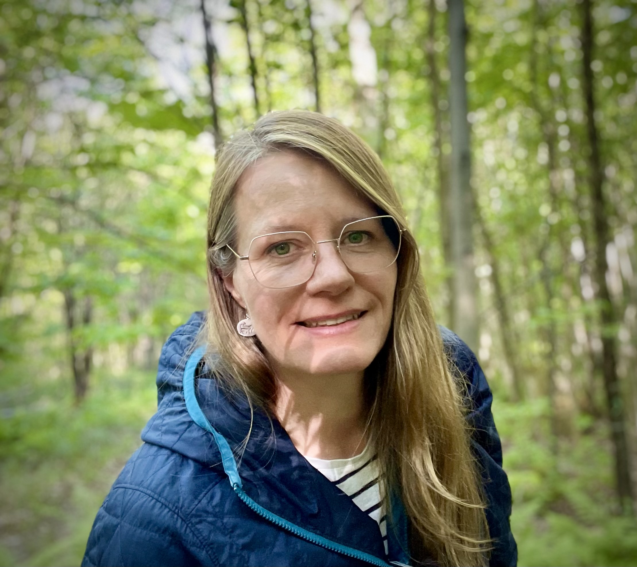 Tamara Schmidt in the forest